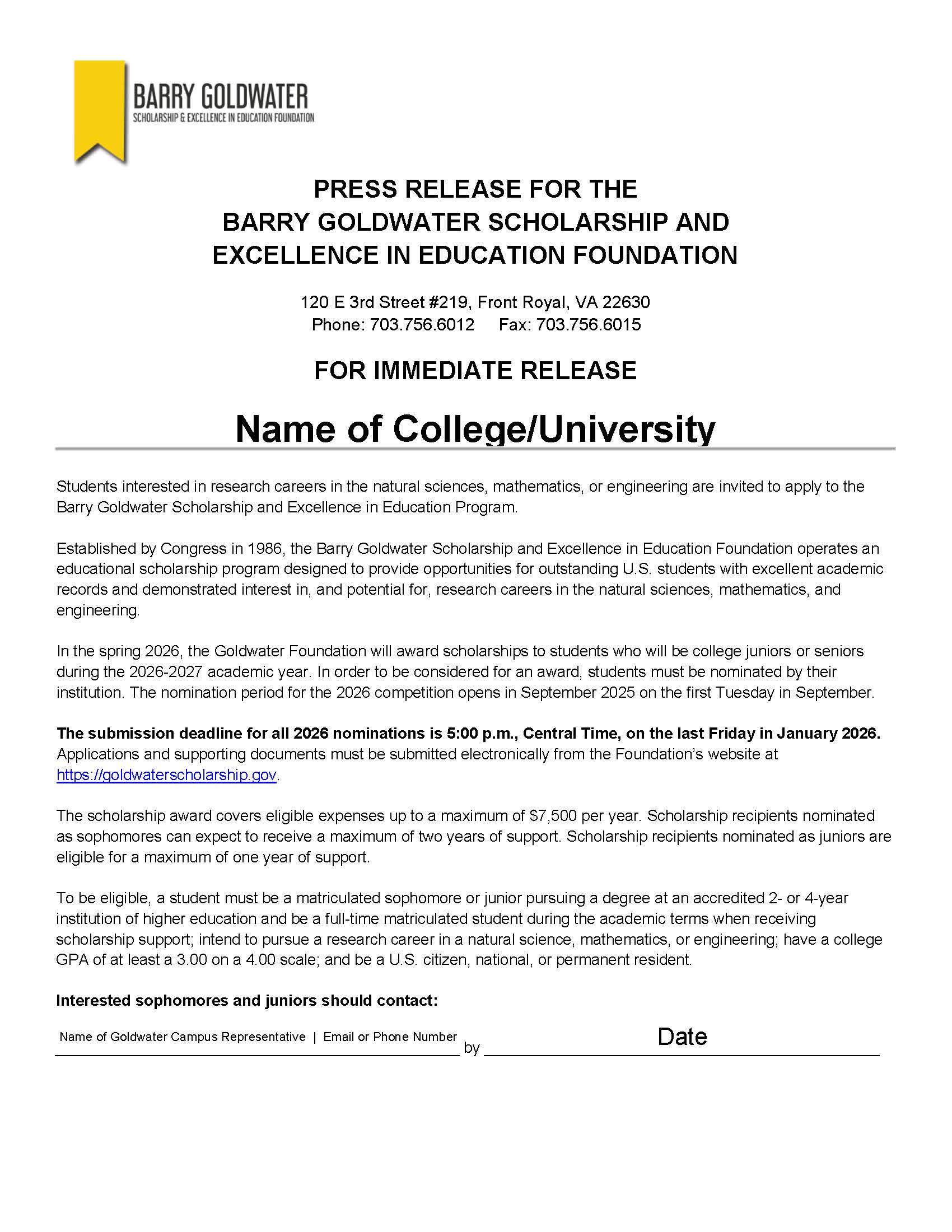 Press Release Preview