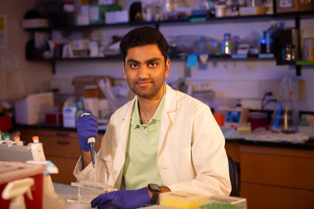Aditya Kotha researches alternative and affordable treatments for inflammatory immune disorders.